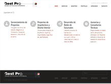 Tablet Screenshot of gestiondeproyectos.cl